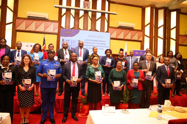 Anti-corruption guiding framework for the justice sector unveiled to fight corruption