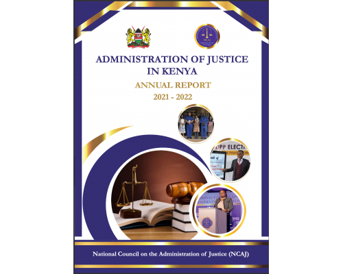 NCAJ Annual Report 2021 – 2022